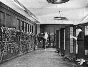 Eniac, a famous first generation computer (Source: 2)